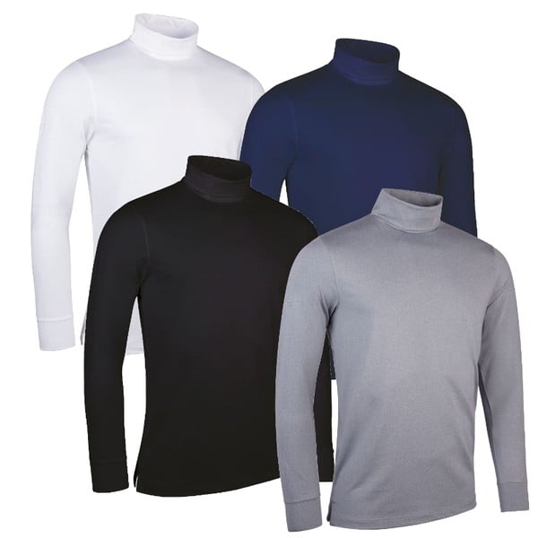 Glenmuir Mens Fraser Roll Neck Long Sleeve Golf Top 